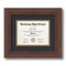 ArtToFrames 6x8 inch Diploma Frame - Framed with Black and Gold Mats, Comes with Regular Glass and Sawtooth Hanger for Wall Hanging (D-6x8)
